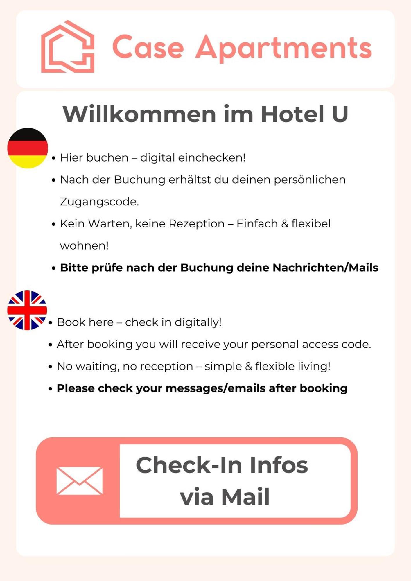 Hotel U Muelheim Free Parking Highspeed Wifi Mülheim an der Ruhr Eksteriør bilde